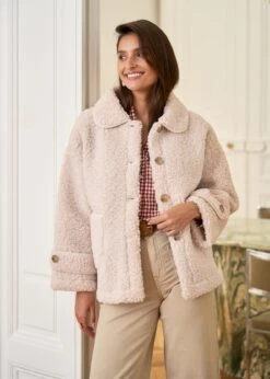 Manteau Lison -Motusboutique Soldes motusboutique manteau lison beige 5