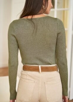 Pull Alban -Motusboutique Soldes motusboutique pull alban kaki 4