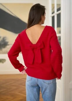 Pull Gabriel -Motusboutique Soldes motusboutique pull gabriel rouge 3