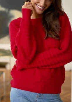 Pull Gabriel -Motusboutique Soldes motusboutique pull gabriel rouge 5