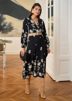 Robe Luce -Motusboutique Soldes motusboutique robe luce noir 2