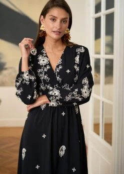 Robe Luce -Motusboutique Soldes motusboutique robe luce noir 3